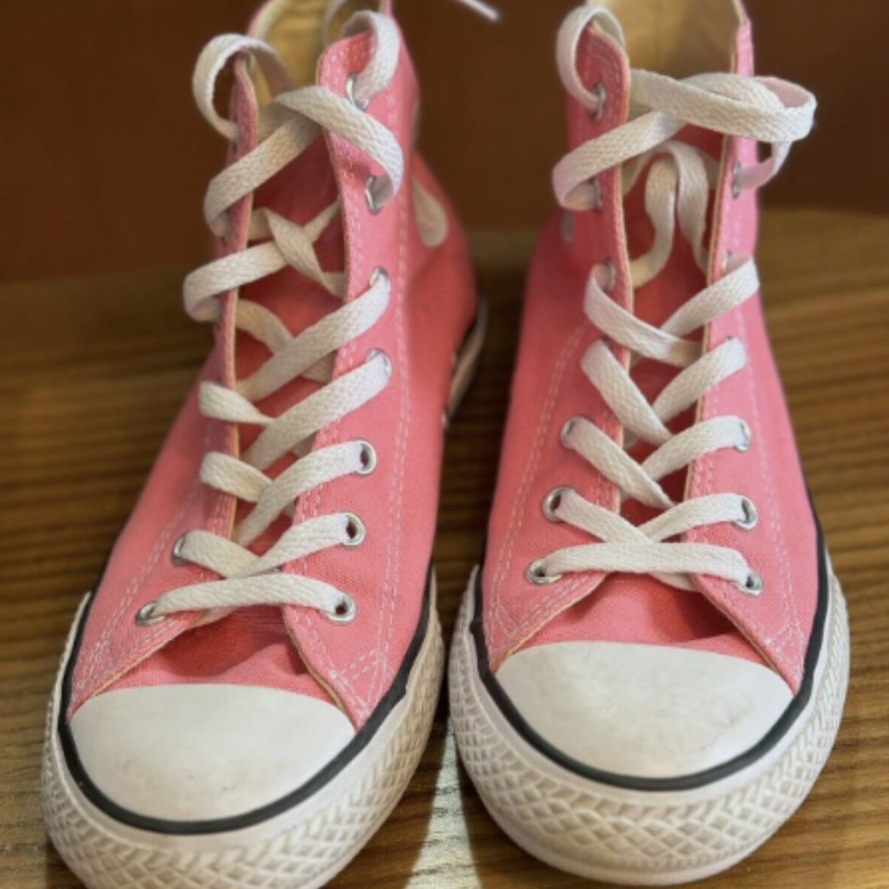 US 3 YOUTH CONVERSE CHUCK TAYLOR All Star High Top Canvas Shoes Sneakers